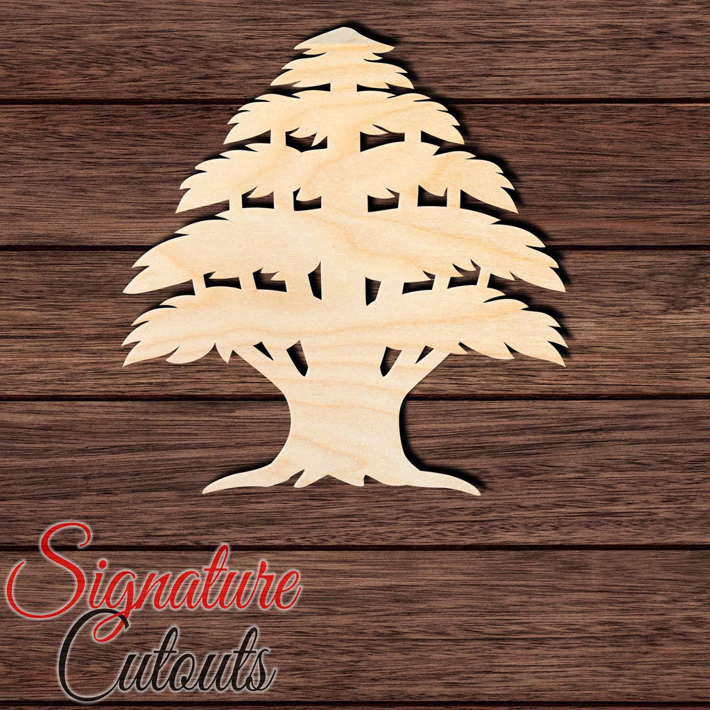 Lebanon Cedar Tree Shape Cutout for Crafting, Home & Room Décor, and other DIY projects - Many Sizes Available Craft Shapes & Bases Signature Cutouts