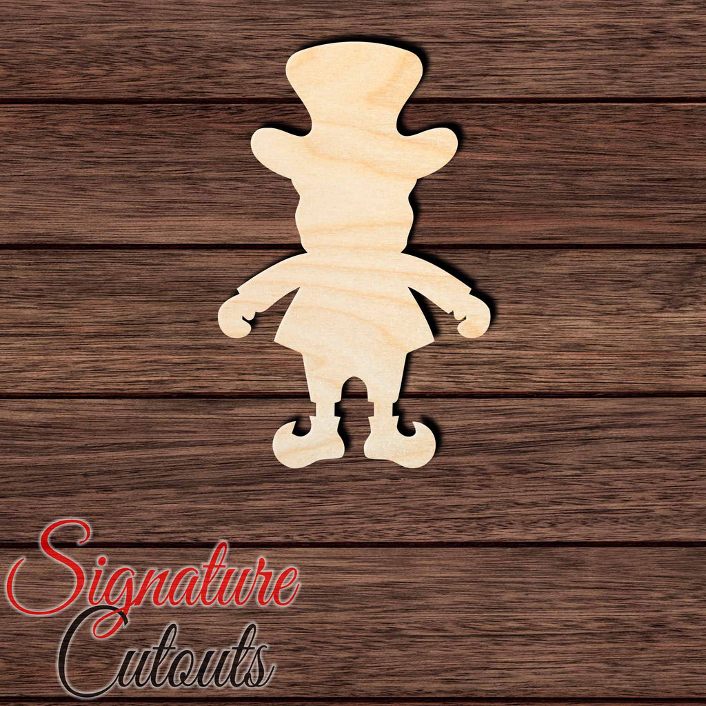 Leprechaun 001 Shape Cutout in Wood Craft Shapes & Bases Signature Cutouts