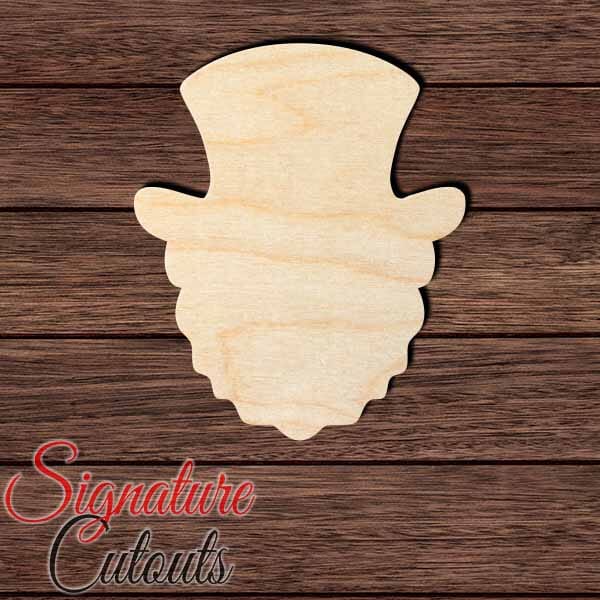 Leprechaun 002 Shape Cutout in Wood Craft Shapes & Bases Signature Cutouts