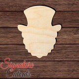 Leprechaun 002 Shape Cutout in Wood Craft Shapes & Bases Signature Cutouts