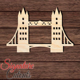 London Bridge 001 Shape Cutout in Wood Craft Shapes & Bases Signature Cutouts