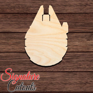 Millennium Falcon 001 Shape Cutout Craft Shapes & Bases Signature Cutouts