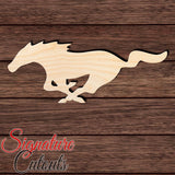 Mustang 002 Unfinished Shape Cutout