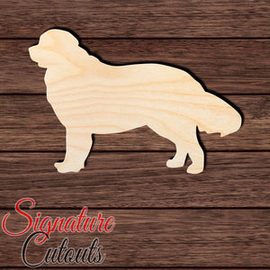 Newfoundland 003 Shape Cutout in Wood Craft Shapes & Bases Signature Cutouts