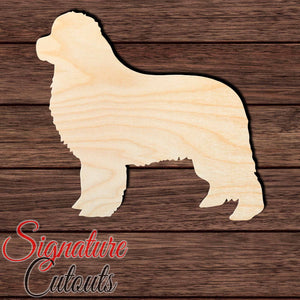 Newfoundland 005 Shape Cutout in Wood Craft Shapes & Bases Signature Cutouts
