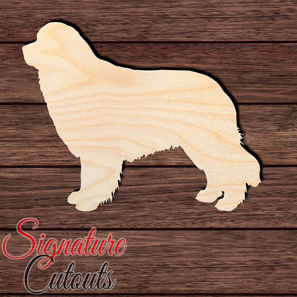 Newfoundland 009 Shape Cutout in Wood Craft Shapes & Bases Signature Cutouts