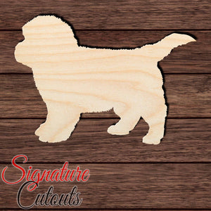 Newfoundland Puppy 002 Shape Cutout in Wood Craft Shapes & Bases Signature Cutouts