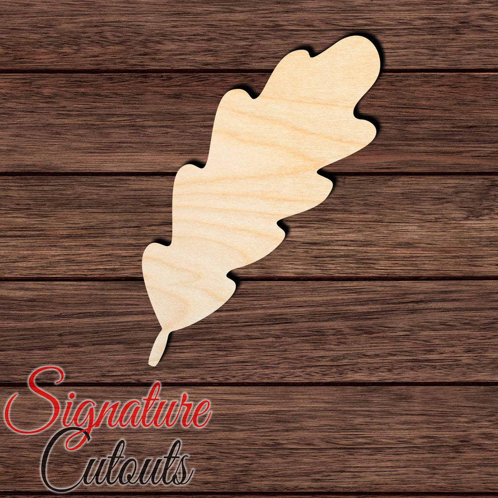 Oak Leaf 002 Shape Cutout in Wood Craft Shapes & Bases Signature Cutouts