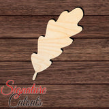 Oak Leaf 002 Shape Cutout in Wood Craft Shapes & Bases Signature Cutouts