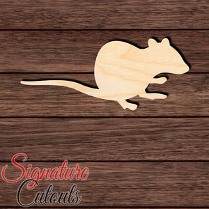 Rat 001 Shape Cutout in Wood Craft Shapes & Bases Signature Cutouts