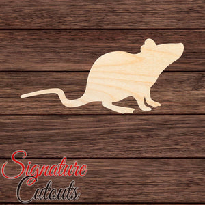 Rat 002 Shape Cutout in Wood Craft Shapes & Bases Signature Cutouts
