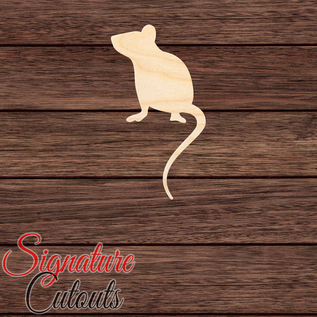 Rat 003 Shape Cutout in Wood Craft Shapes & Bases Signature Cutouts