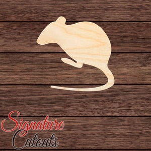 Rat 005 Shape Cutout in Wood Craft Shapes & Bases Signature Cutouts