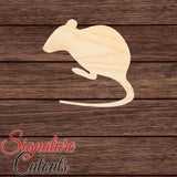 Rat 005 Shape Cutout in Wood Craft Shapes & Bases Signature Cutouts