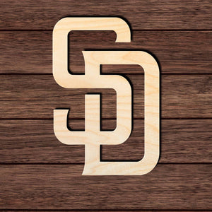 San Diego 001 Shape Cutout in Wood Craft Shapes & Bases Signature Cutouts