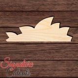 Sydney Opera House Shape Cutout in Wood Craft Shapes & Bases Signature Cutouts