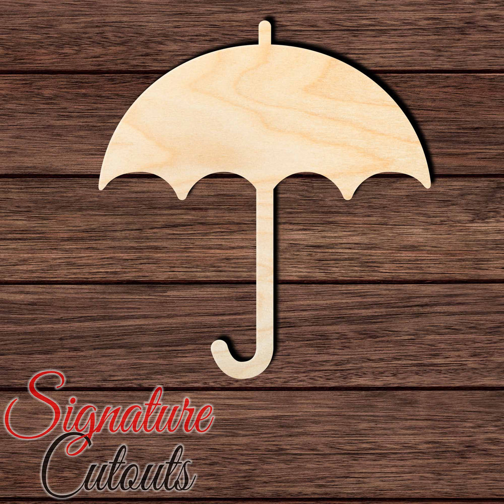 Umbrella 001 Shape Cutout Craft Shapes & Bases Signature Cutouts