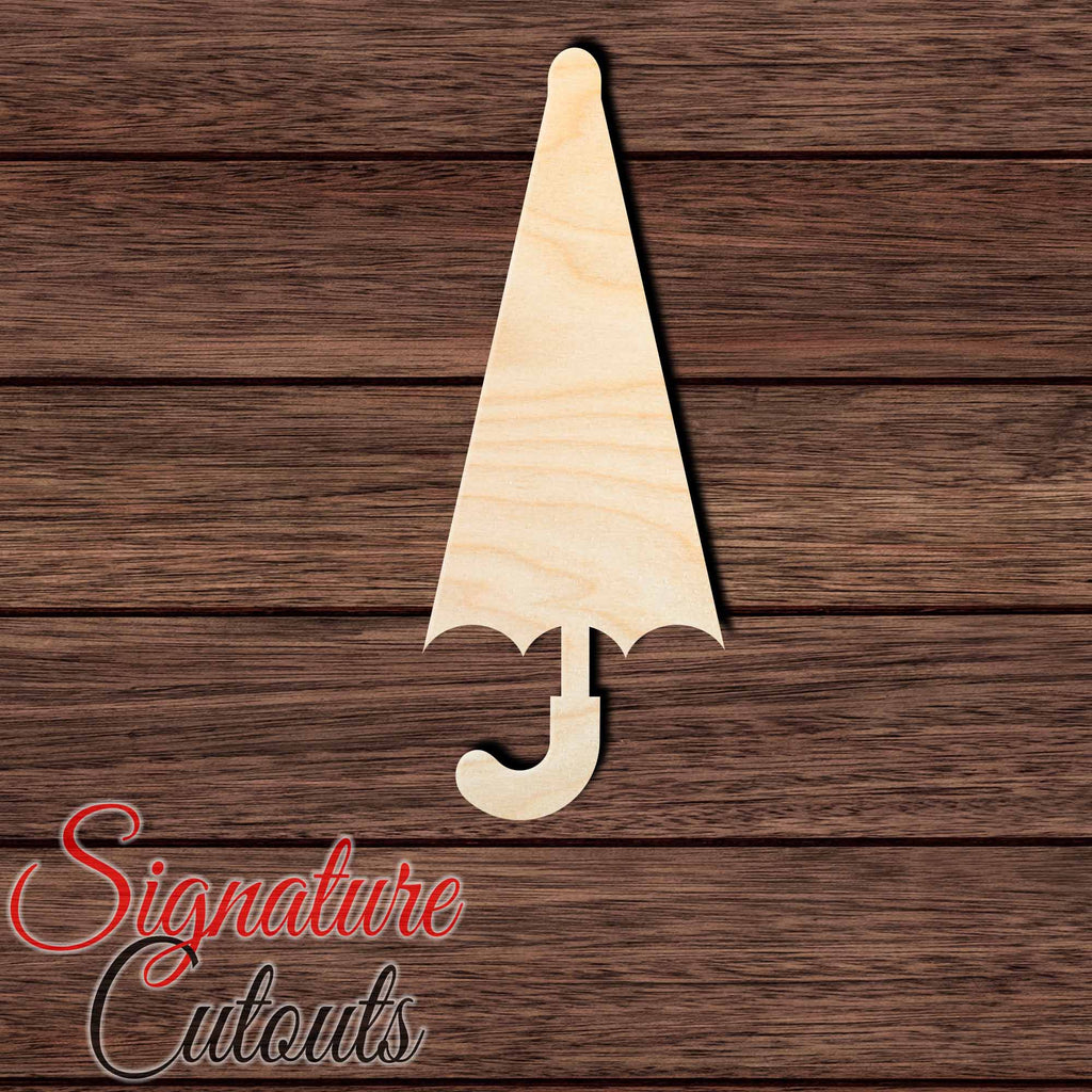Umbrella 002 Shape Cutout Craft Shapes & Bases Signature Cutouts