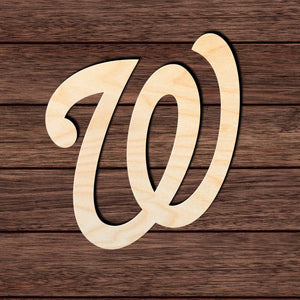 Washington 001 Shape Cutout in Wood Craft Shapes & Bases Signature Cutouts