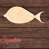 Acanthur Fish Shape Cutout