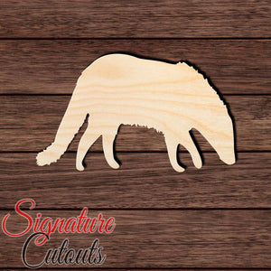African Civet 001 Shape Cutout in Wood, Acrylic or Acrylic Mirror - Signature Cutouts
