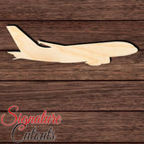 Airplane 002 Shape Cutout in Wood, Acrylic or Acrylic Mirror - Signature Cutouts