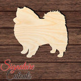 American Eskimo Dog 001 Shape Cutout