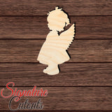 Angel Child 002 Shape Cutout in Wood, Acrylic or Acrylic Mirror - Signature Cutouts