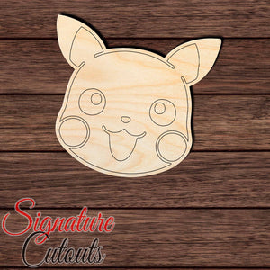 Anime 001 Shape Cutout in Wood, Acrylic or Acrylic Mirror Craft Shapes & Bases Signature Cutouts