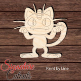 Anime Meowth 008 Shape Cutout