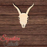 Antelope Skull Shape Cutout