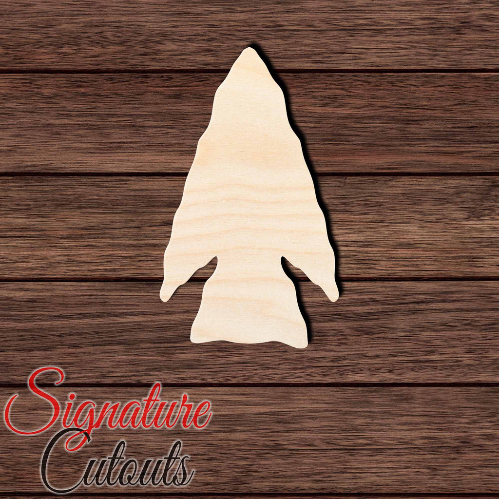 Arrowhead 002 Shape Cutout in Wood, Acrylic or Acrylic Mirror - Signature Cutouts