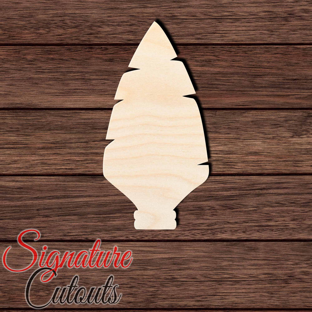 Arrowhead 003 Shape Cutout in Wood, Acrylic or Acrylic Mirror - Signature Cutouts