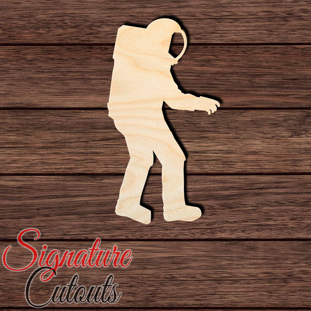 Astronaut 002 Shape Cutout in Wood, Acrylic or Acrylic Mirror - Signature Cutouts