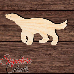 Badger 002 Shape Cutout in Wood, Acrylic or Acrylic Mirror - Signature Cutouts