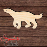 Badger 002 Shape Cutout in Wood, Acrylic or Acrylic Mirror - Signature Cutouts