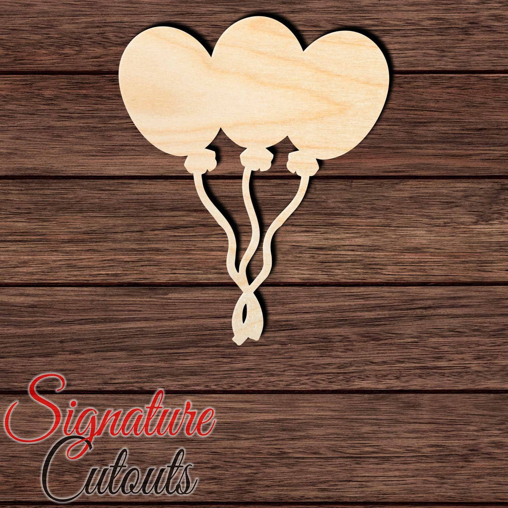Balloon 001 Shape Cutout in Wood, Acrylic or Acrylic Mirror - Signature Cutouts