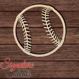 Baseball 017 Shape Cutout