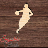 Basketball 011 Shape Cutout in Wood, Acrylic or Acrylic Mirror Craft Shapes & Bases Signature Cutouts
