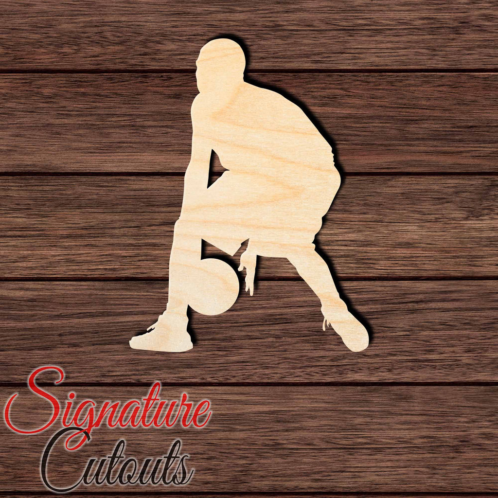 Basketball 012 Shape Cutout in Wood, Acrylic or Acrylic Mirror Craft Shapes & Bases Signature Cutouts