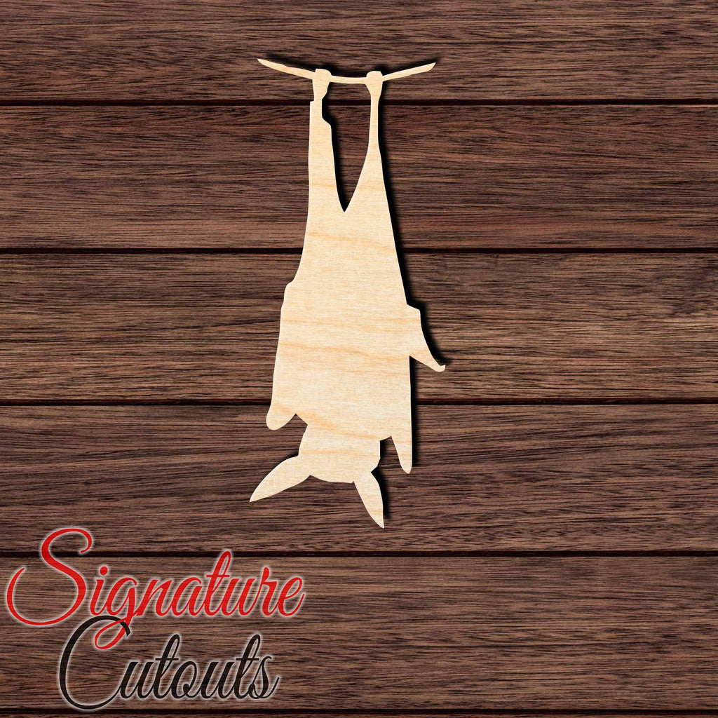 Bat 027 Shape Cutout in Wood, Acrylic or Acrylic Mirror - Signature Cutouts