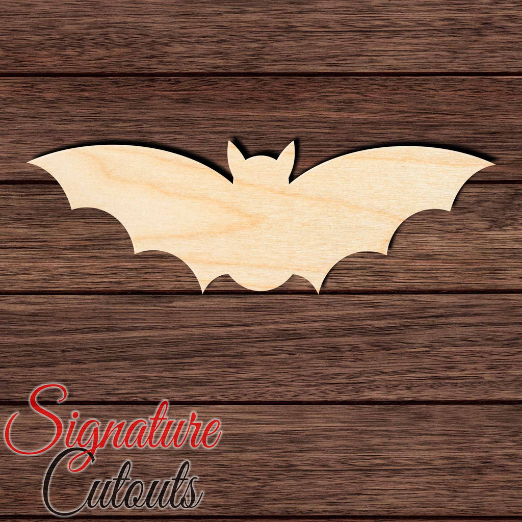 Bat 030 Shape Cutout in Wood Craft Shapes & Bases Signature Cutouts