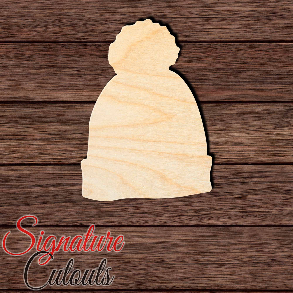 Beanie 001 Shape Cutout in Wood Craft Shapes & Bases Signature Cutouts