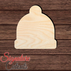 Beanie 002 Shape Cutout in Wood Craft Shapes & Bases Signature Cutouts