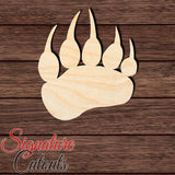 Bear 002 Paw Shape Cutout