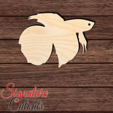 Beta Fish Shape Cutout