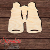 Binoculars 001 Shape Cutout