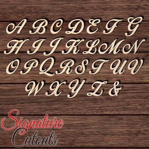 Bird of Paradise Letter Shape Cutout - Sold by the Letter • Measured by Height - Signature Cutouts