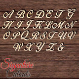 Bird of Paradise Letter Shape Cutout - Sold by the Letter • Measured by Height