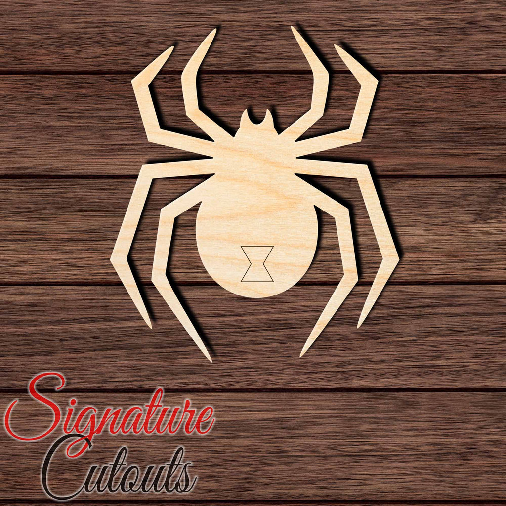 Black Widow 001 Shape Cutout in Wood Craft Shapes & Bases Signature Cutouts